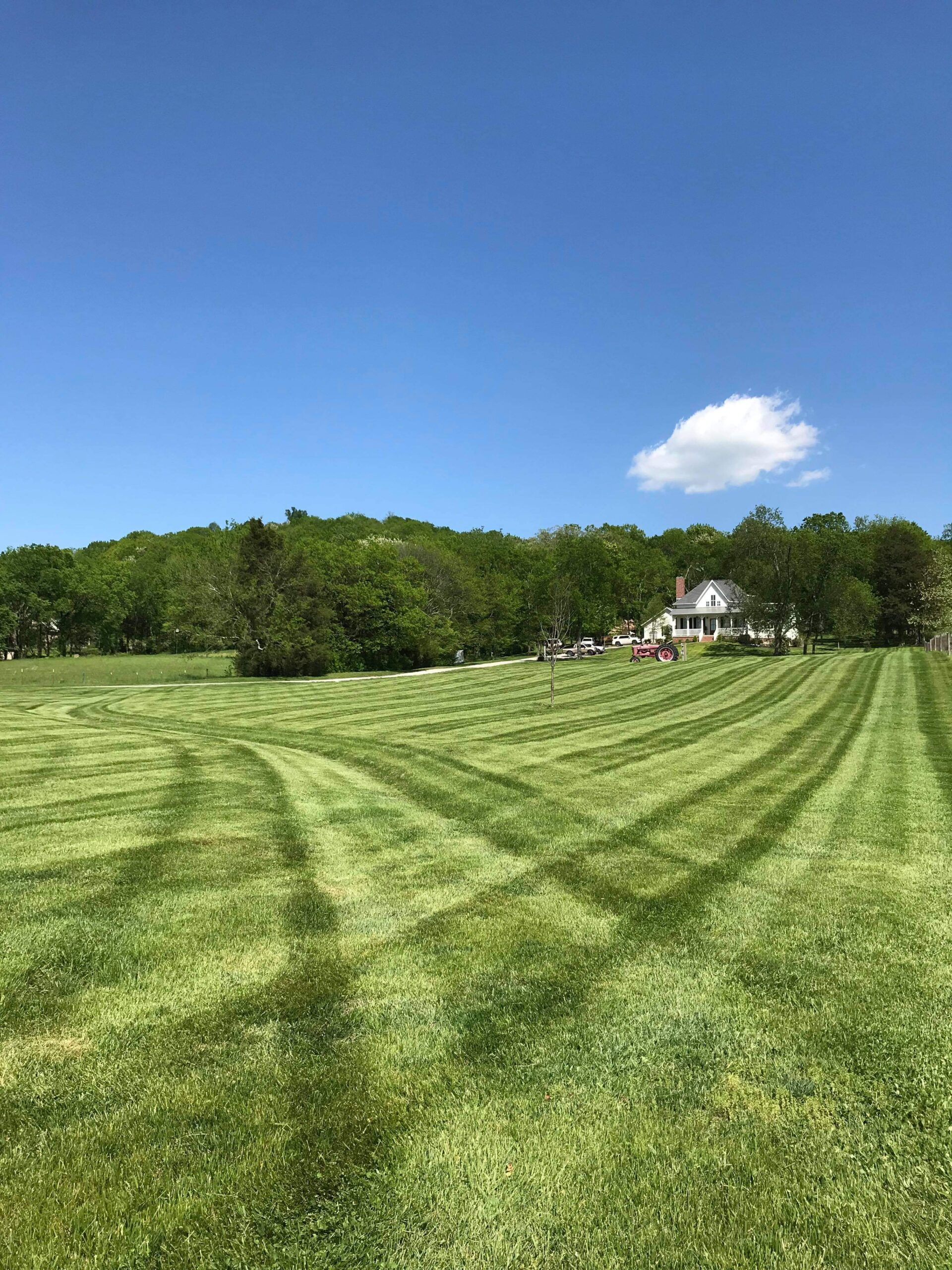 Residential Turf Management a pciture of a large lush healthy lawn in Spring Hill, TN 